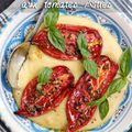 Polenta onctueuse aux tomates rôties