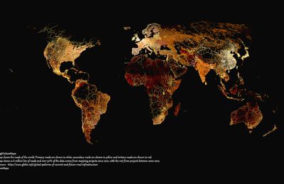 Mapped: All of the World’s Roads, by Continent