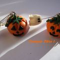 Porte-clés - Halloween Citrouilles-fantômes