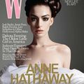 Edito : Anne Hathaway by Mario Sorrenti in W Magazine