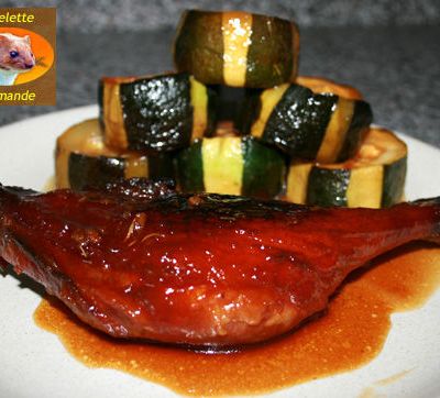 Cuisses de canard au miel et au gingembre