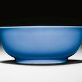 A clair-de-lune-glazed bowl, Yongzheng mark and period (1723-1735)