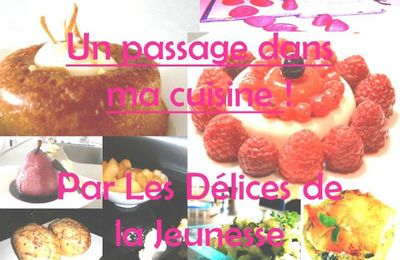 Concours, Un passage dans ma cuisine !