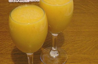 Smoothie banane - abricots