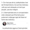 Nassim Seddiki répète le mensonge de Caroline Fourest sur l'origine du mot "islamophobie"