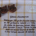 ☻ Chocomarron ☻ Grille de Momole recette :