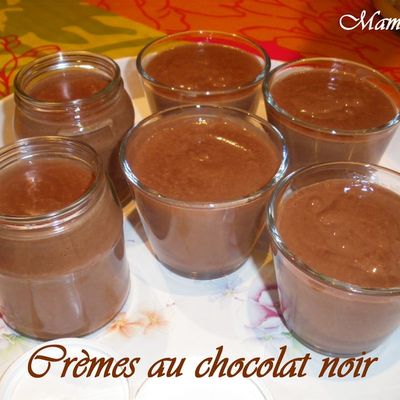 Petites crèmes chocolat au micro ondes