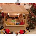 Un étal miniature au marchè de noël