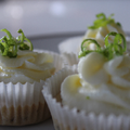 Cupcakes au thé de Chine glaçage citron vert