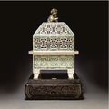 A Pierced 'Famille-Verte' Censer And Cover. Qing Dynasty, 19th Century
