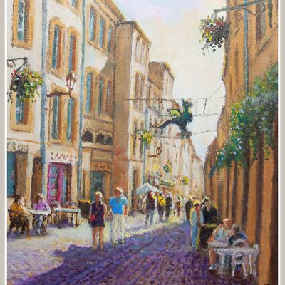En haut de la rue Taison -Metz -