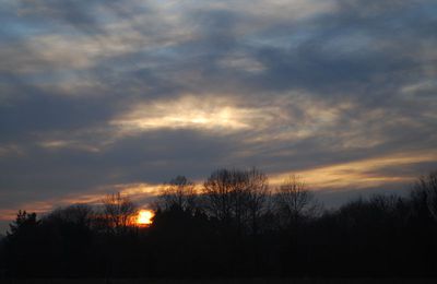 Tourbillon au coucher du soleil