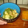 Salade de fruit et smoothy à la mangue... maim