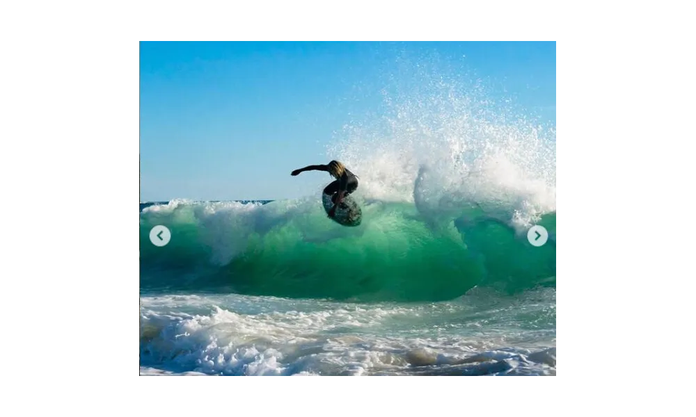 Italo Ferreira skimming with Brad Domke