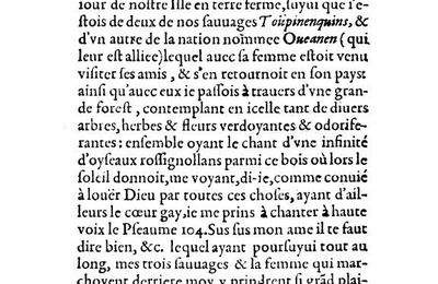 Oyant le chant d'une infinité d'oyseaux rossignollans
