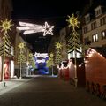 MULHOUSE - Place de la Réunion, Le marché de noël ... la nuit