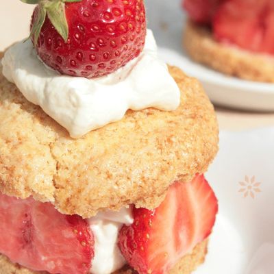 Shortcake à la Fraise ou Scone garni { Tea Time } 