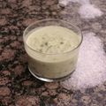 Crème de poireaux et petits pois