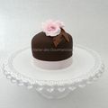 Mini wedding cake, en pâte à sucre