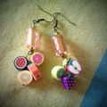 Boucles "Fruits en Folies"