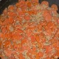 CAROTTES-QUINOA AU CUMIN ET GINGEMBRE