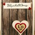 Une petite carte...pour fêter les amoureux...