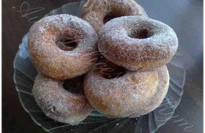 Mes beignets au lait en forme de donuts