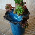 Mini pots bleus