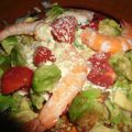 SALADE AVOCAT CREVETTES