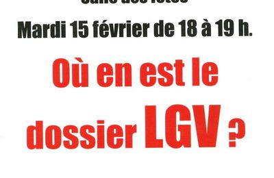 Réu LGV d’Angeville : de la tirelire à l’appel d’offre ?