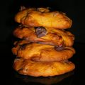 Cookies au potiron, pépites de chocolat et noix de pécan