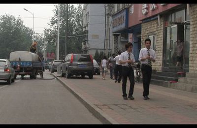 en vélo à Pékin poursuite