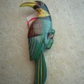 Bi324 : Broche perroquet