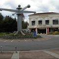 Rond-point à Charbonnière les Bains