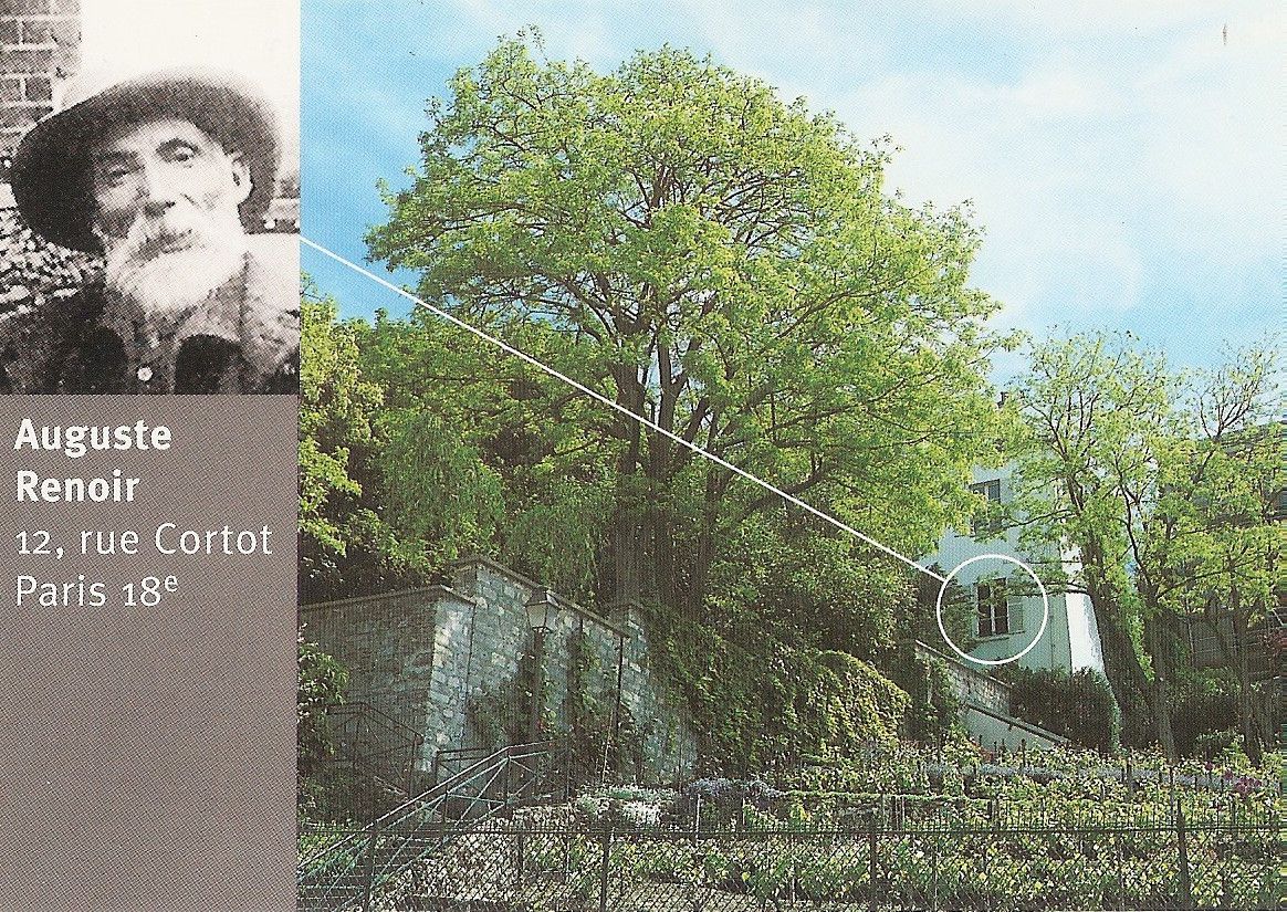 Paris, carte postale, Renoir (75)