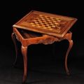 Table à jeux. France, époque Régence
