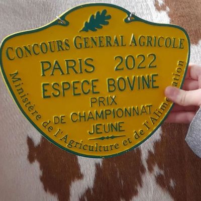 Pennduig, championne jeune pie rouge au SIA 2022 ! 