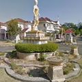 Rond-point à Balikpapan (Ile de Bornéo)