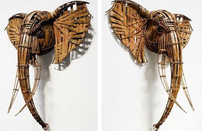 Découverte de l'artiste Fernando Suarez - sculptures en fils de bronze