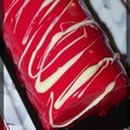 P'tite bûche de Noël aux fruits rouges et chocolat blanc