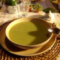 Soupe de fanes de radis