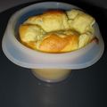 Soufflés chèvre ciboulette