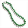 Important Jadeite Bead Necklace
