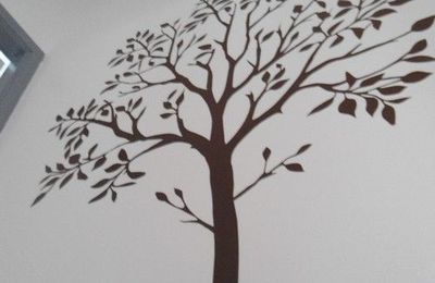 Un nouveau sticker mural, esprit nature, fait maison ...