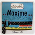 Mini album à volets "Maxime"