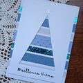 Encore des cartes.... et petits sapins au crochet
