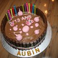 Gâteau Mare aux cochons pour les 13 ans d'Aubin