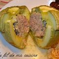 Courgettes rondes de Nice farcies