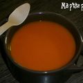 Velouté de potimarron au pain d'épices