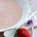 Soupe de fraises Label Rouge, avocat coco {recette}